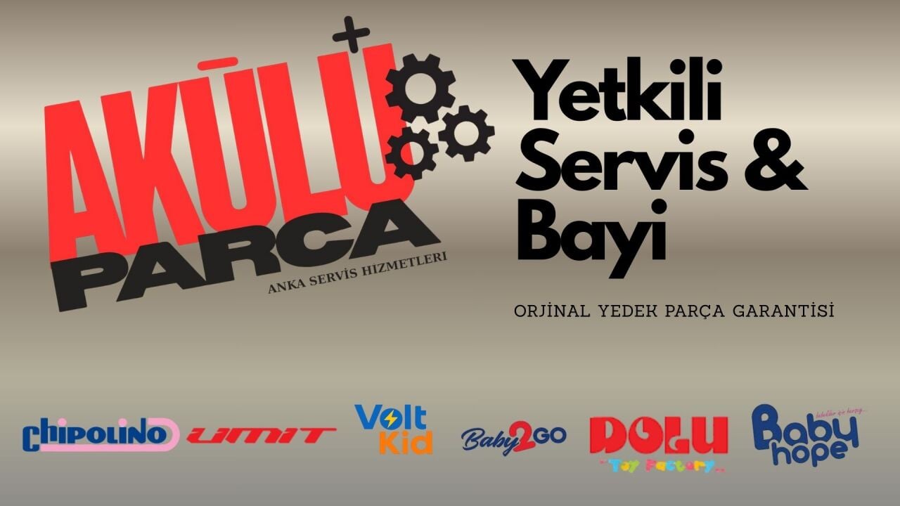Anka Servis, Akülü Araba Teknik Servis & Yedek Parça, İstanbul’da akülü araçlarınız için garantili bakım, onarım ve orijinal yedek parça hizmetleri sunar. Özel yetkili servis olarak güvenli ve uzun ömürlü kullanım sağlar.