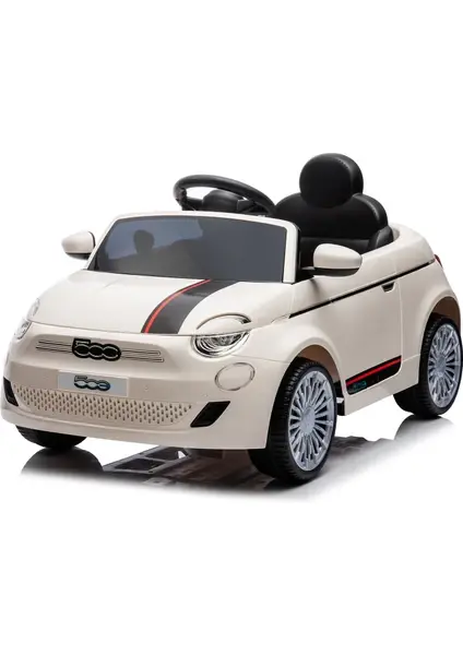 Fıat 500 Lisanslı Akülü Araba 12V, Uzaktan Kumanda, Orijinal Lisanslı