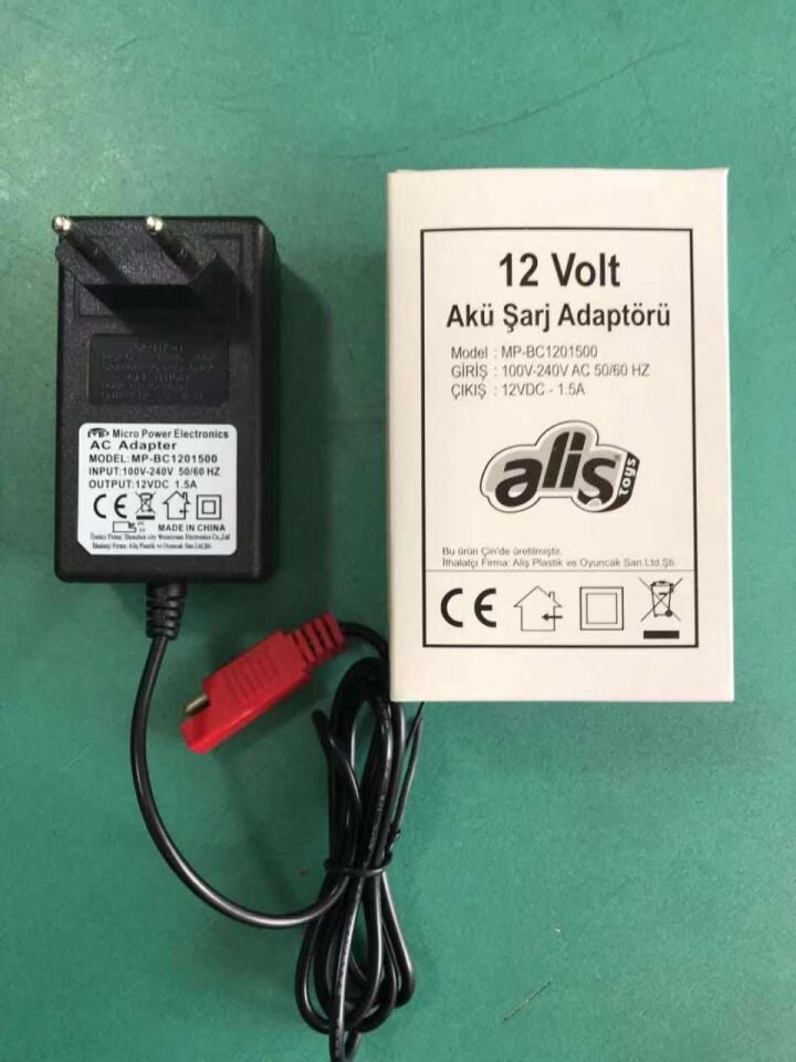 Aliş 12 Volt Akü - Şarj Cihazı